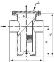 SRBIW籃式過(guò)濾器結(jié)構(gòu)示意圖