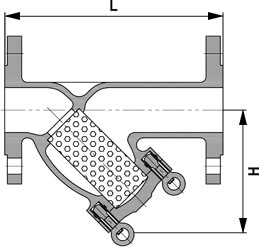 快開(kāi)Y型過(guò)濾器結(jié)構(gòu)示意圖